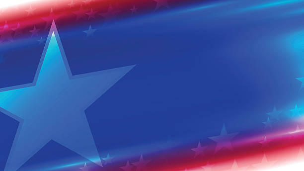 istock background in national colors of America 538057206