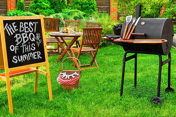 istock An Invitation To A Barbecue Party, Written on Blackboard 538058476