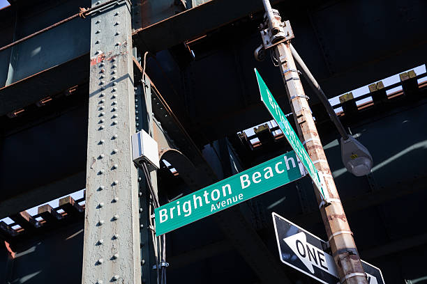 istock Street signs for Brighton Beach avenue 538058976