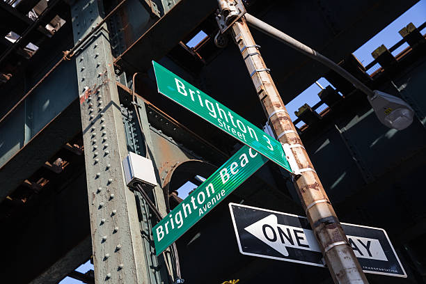 istock Street signs for Brighton Beach avenue 538059034
