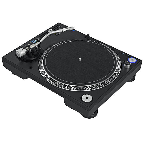 istock Dj turntable mixer equipment 538059354