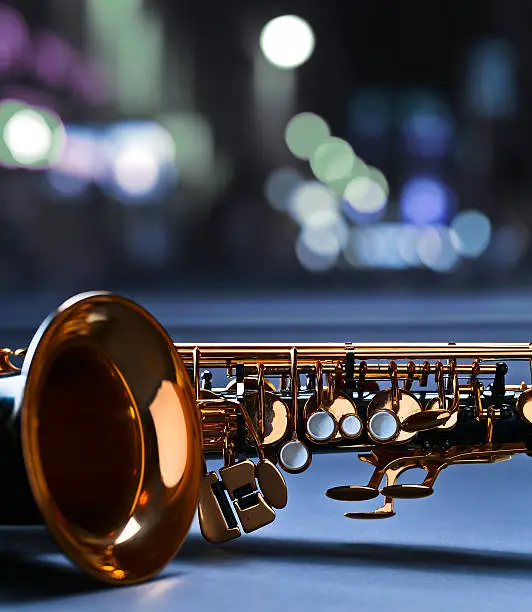 Photo of saxophone