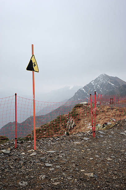 istock sign danger of falling from a height 538064213