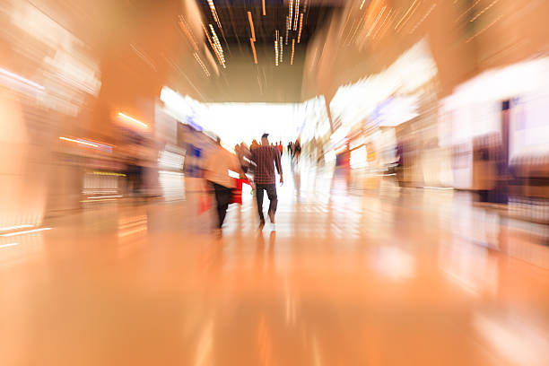 istock People in the lobby. motion blur 538064605