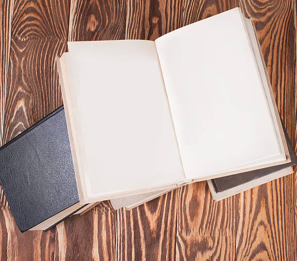 istock Old books on wood desk 538064768