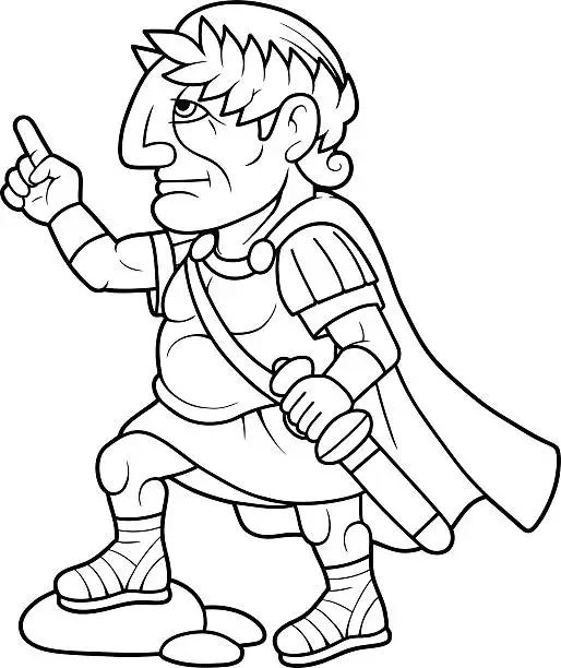 Vector illustration of Caesar