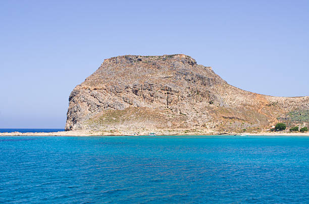 istock Cliffs near famous Balos beach, Crete, Greece 538067324