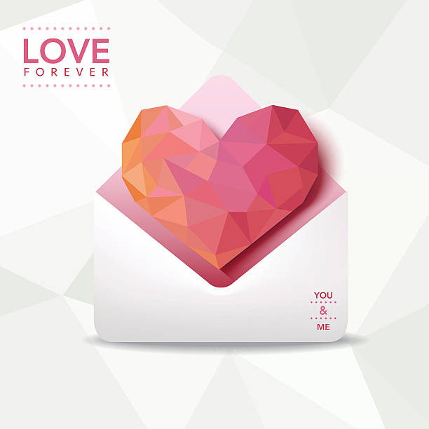 love greeting cards vector art illustration