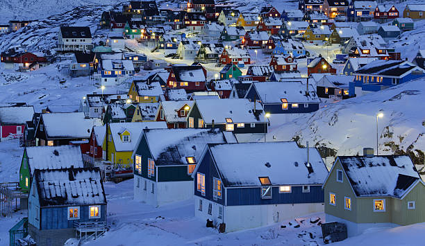 istock Nuuk Old Town Twilight 538083137