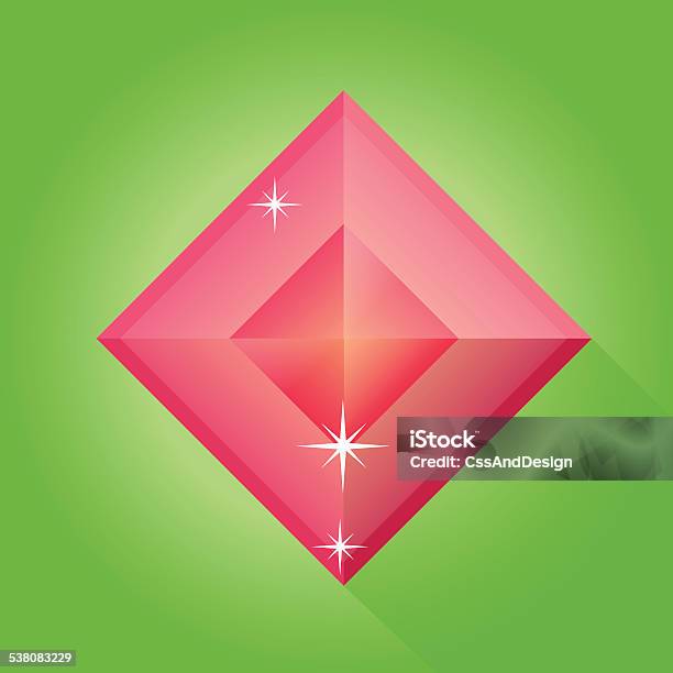 Rubygem Vector Ruby Vector In Green Background Ruby Vector Red Precious Jewels Stock ...