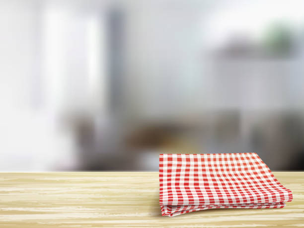 istock closeup of wooden desk and tablecloth in room 538085989