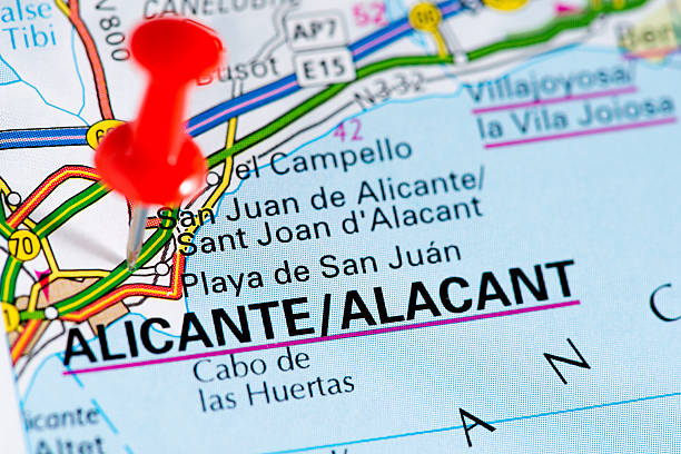 istock European cities on map series: Alicante 538086875