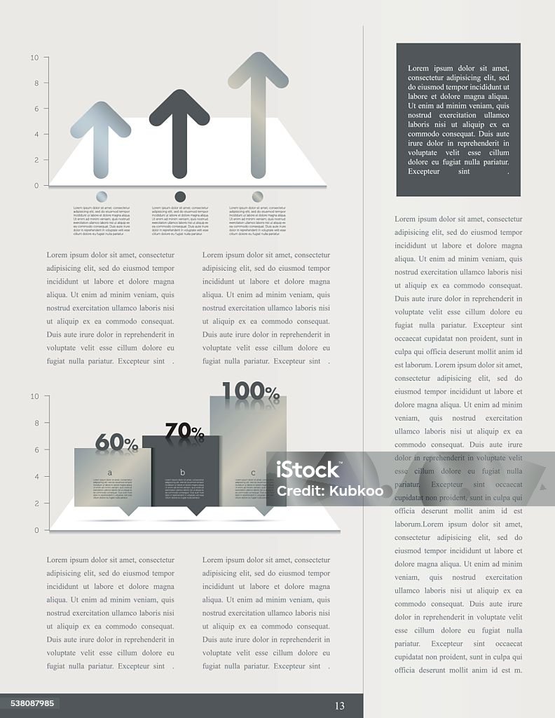 Graphical Text Sample Sample Text Page Info Graphics Stock Illustration - Download Image Now ...