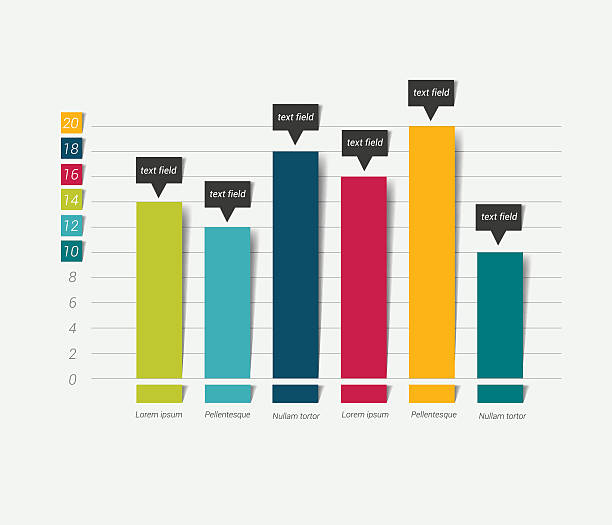 illustrations, cliparts, dessins animés et icônes de écran graphique, schéma.   il vous suffit de couleur modifiables.   infographie éléments. - diagramme en bâtons