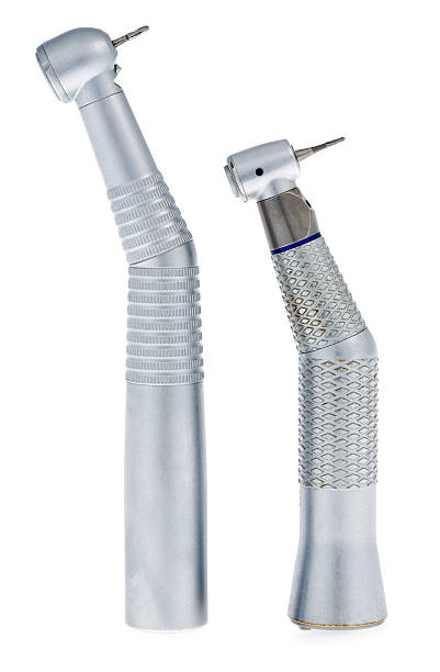 Set of two dental drills A set of two dental drills on a white background dental drill stock pictures, royalty-free photos & images