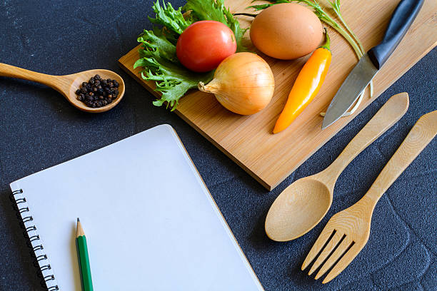 istock Food ingredient on wooden cutting board 538100605