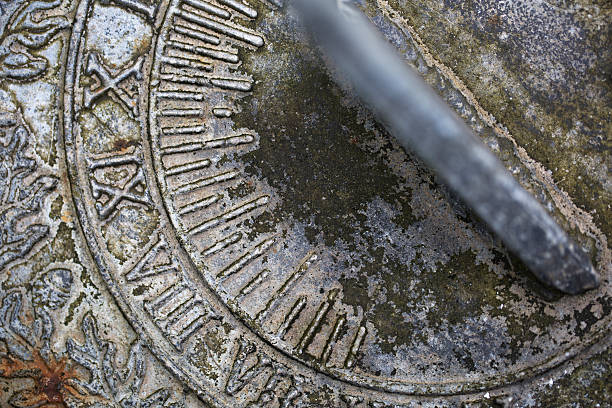 istock Close up of sundial 538100901