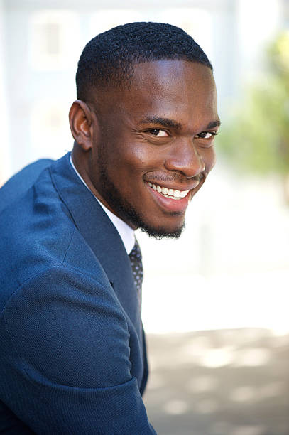 istock Charming young businessman sitting outside 538101831