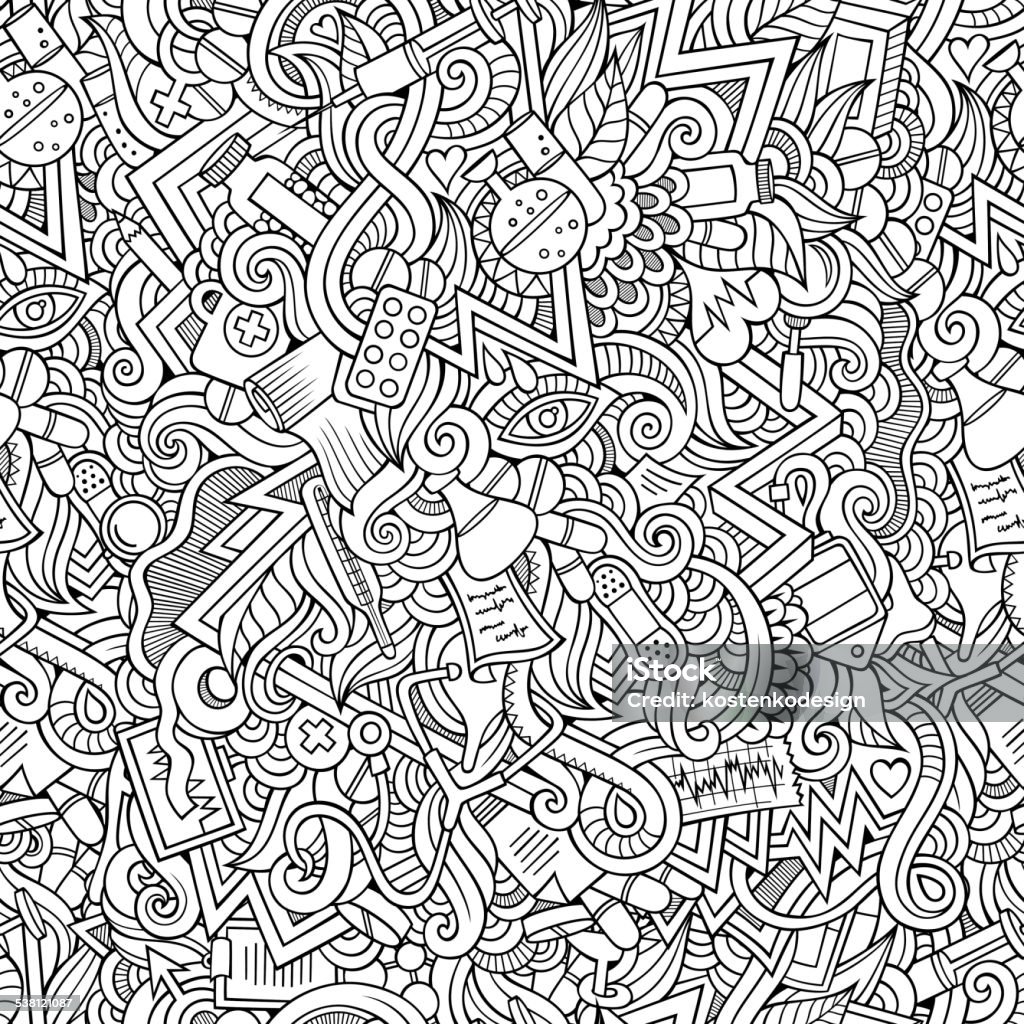 medical and health background Seamless pattern medical and health background 2015 stock vector