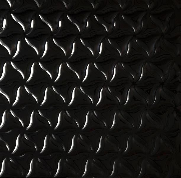 istock High-gloss silver Metal background   Blank High resolution dark black texture 538124409