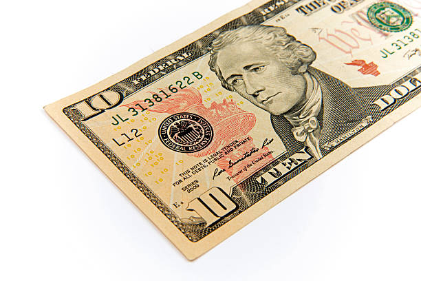 istock Ten American Dollar Bill 538126641