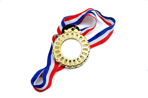 istock Medal with ribbon isolated on white background 538145741
