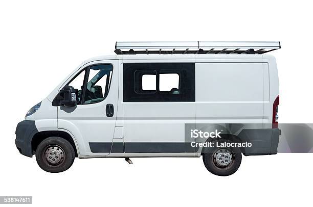 Blanco Van Foto de stock y más banco de imágenes de Coche furgoneta - Coche furgoneta, 2015, Blanco - Color