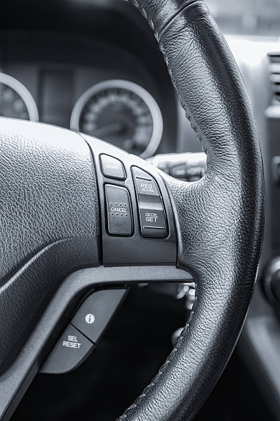 istock the steering wheel of a modern car 538150320