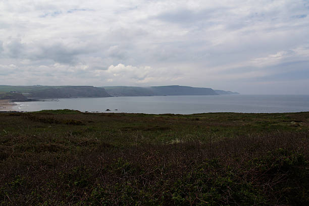 istock View over the coastline near Widemouth Bay in Cornwall 538150628