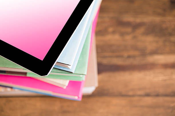 istock Back to school. Education. Textbooks, digital tablet on desk. Chalkboard. 538151408