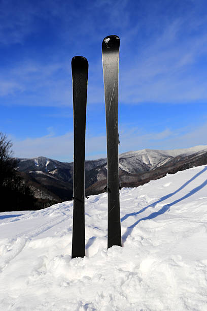 istock Mountain ski on snow at sunny day 538152782