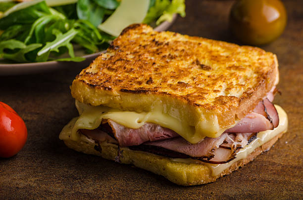 istock French cheese meat toast 538154632