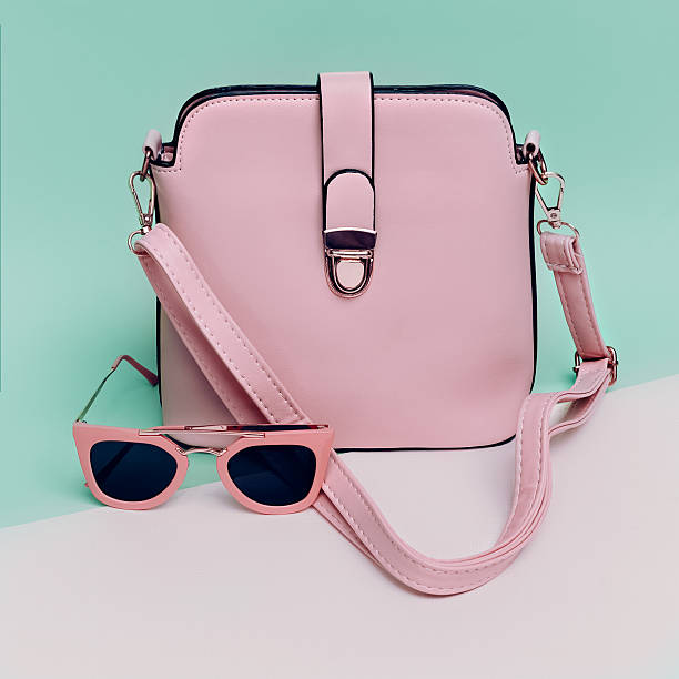 istock Stylish ladies accessories. Sunglasses & Handbag. Focus on paste 538155090