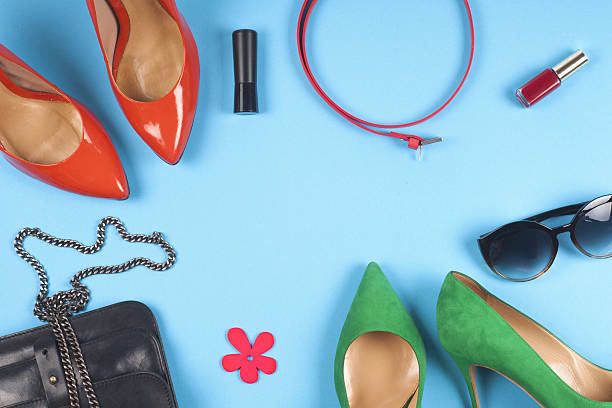 istock Women clothing set and accessories 538155166