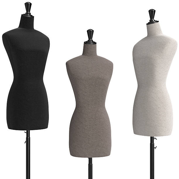 istock Female mannequins retro style 538158128