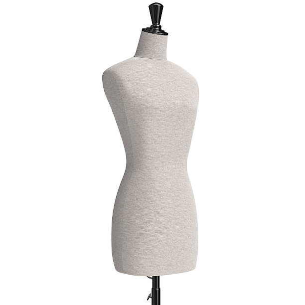 istock Female mannequin retro style, close view 538158518
