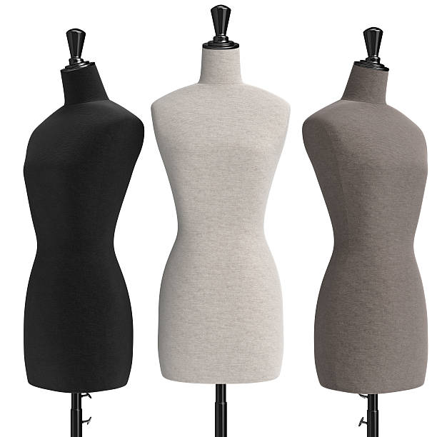istock Female mannequins retro style 538159396