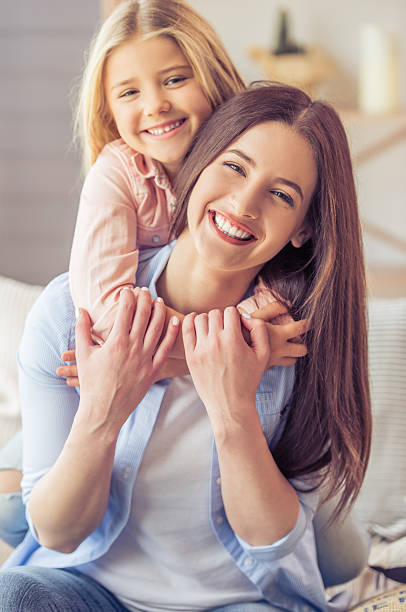 istock Mom and daughter at home 538159576