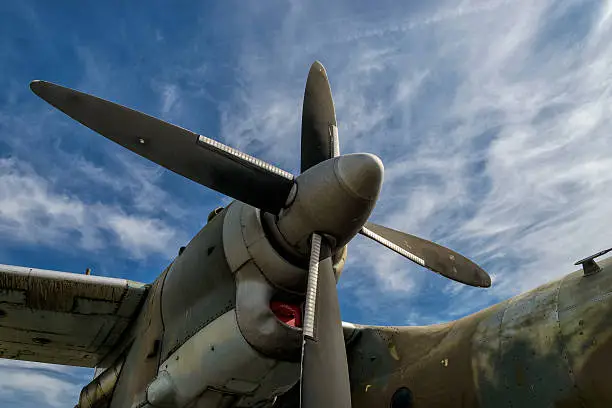 Propeller of a cargo plane