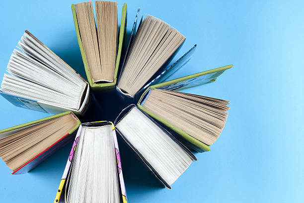 istock Vintage old books on  light background. 538160658