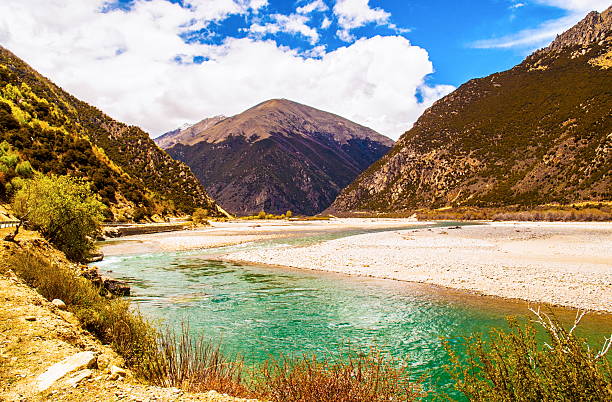 Yarlung Zangbo River(Mekong River) Valley, Milin, Tibet Autonomous Region, China.
