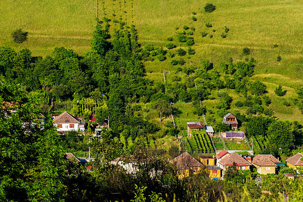 Medias Medieval burg in summer
