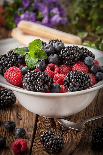 istock Mix of berries in a bowl. 538166578