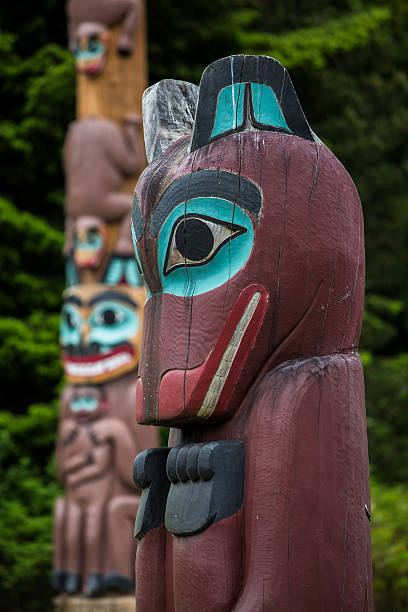 istock Wolf Sentry Pole at Saxman Village 538166620