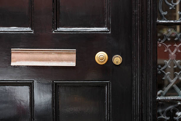 istock Close up of a front door 538169082