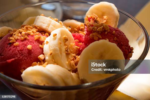 Ice Cream Dessert Stock Photo - Download Image Now - Banana, Dessert - Sweet Food, Food