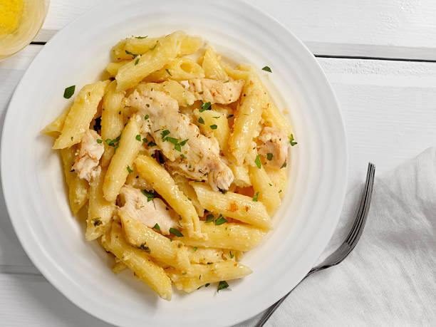istock Chicken Alfredo with Penne Pasta 538170506