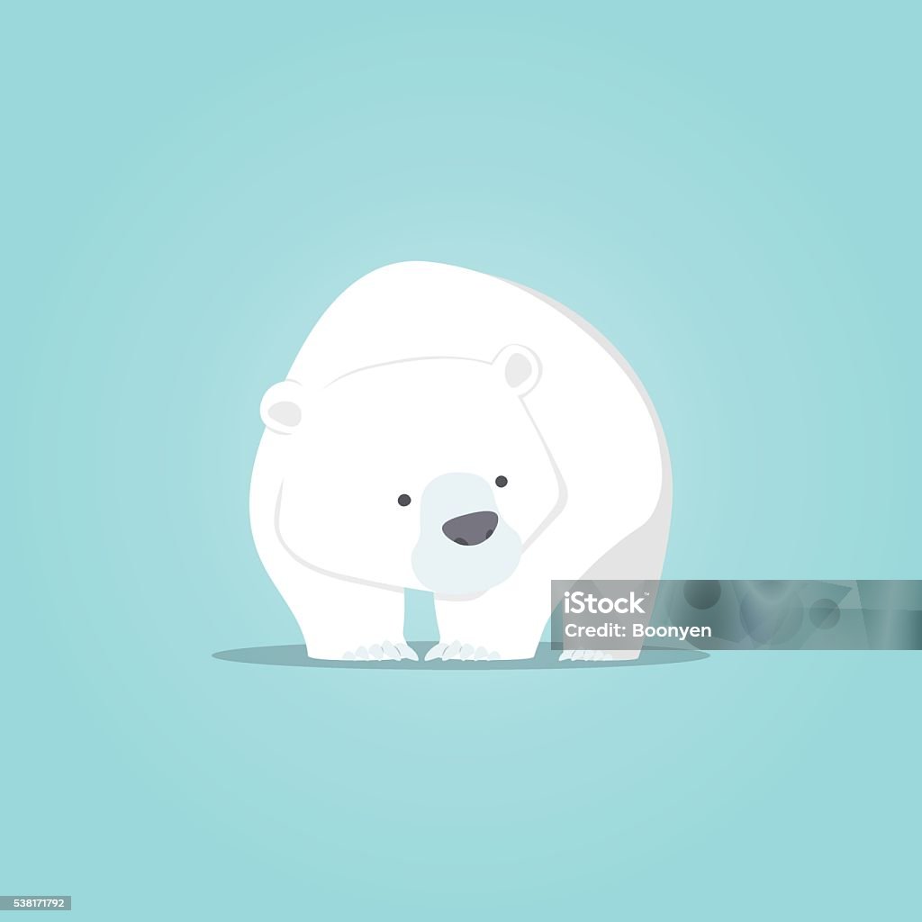 Polar Bear Cute Cartoon Polar Bear Cute Character Design Stock Illustration  - Download Image Now - iStock