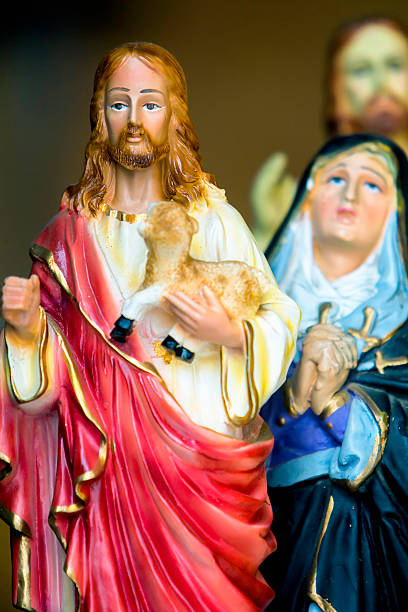 Jusus Cirst and madonna Jusus Christ and madonna images porcelain jusus stock pictures, royalty-free photos & images