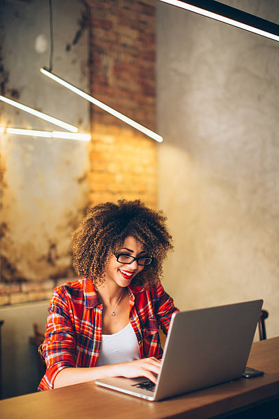 istock Woman working at laptop 538173396